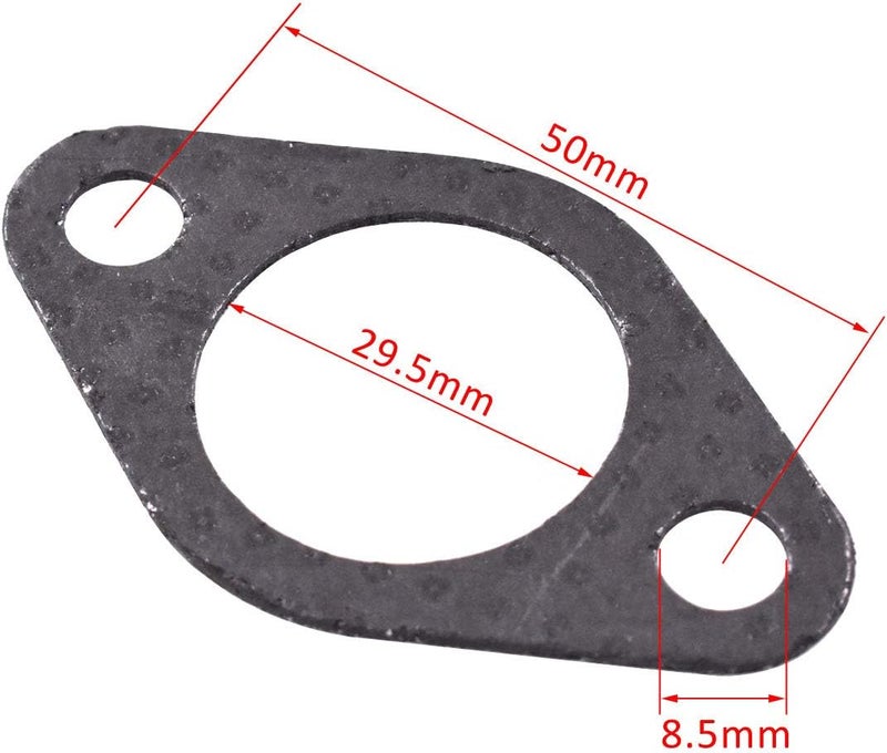 KANECJDL Exhaust Header Pipe for Predator 420 301cc 8hp GX240 270 390 Mini Bike Go Kart Golf Cart Mud Boats Lawnmower OHV Clone Engine - Image 5